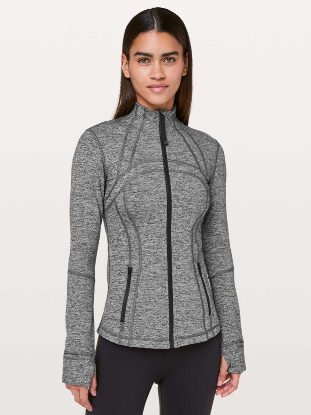 Lululemon Define Jacket in Heathered Black